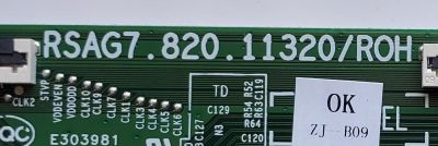 KIT DE TARJETAS PARA TV HISENSE / MAIN 300943 / RSAG7.820.1135/ROH / 300943B / FUENTE 309070 / RSAG7.820.10689/ROH / 10689-D / T-CON 296018 / RSAG7.820.11320/ROH / 304349 / PANEL HD750Y1U72-TAL2/S0/GM/CKD3A/ROH / DISPLAY HV750QUB-F91 / MODELO 75R6E3 - Imagen 4